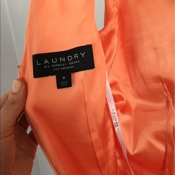 Peach Cocktail Gown - Picture 4 of 4