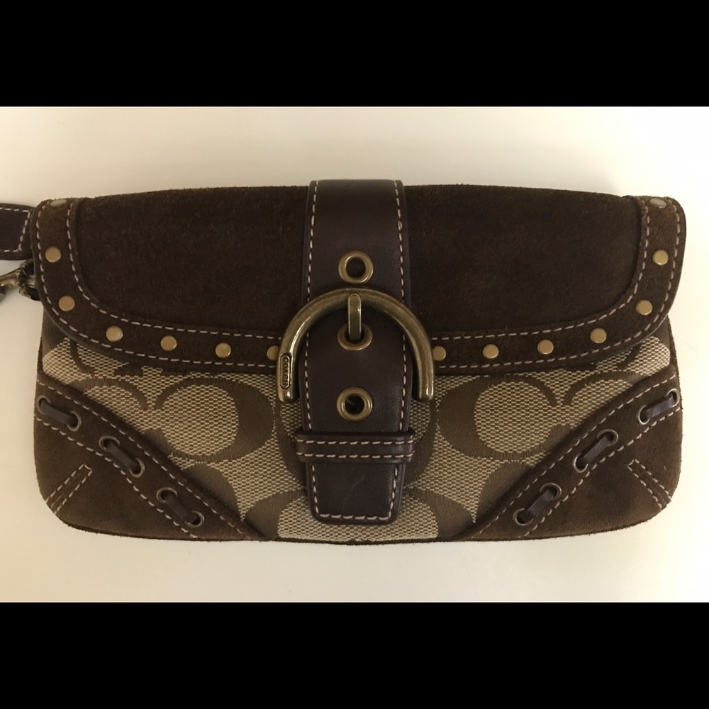 Coach Studded Wristlet