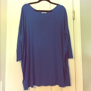PIKO Royal Blue Quarter Sleeve Tunic