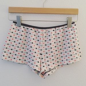 Supersoft polkadot sleep shorts