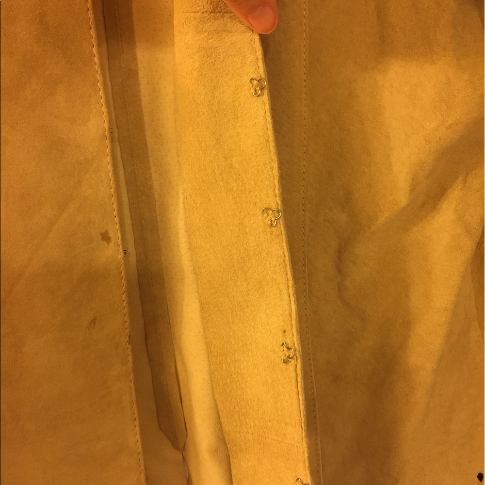 Tan Suede Jacket - Picture 5 of 5