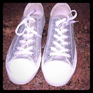 Glittered converse