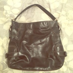 Michael Kors black leather handbag 👜
