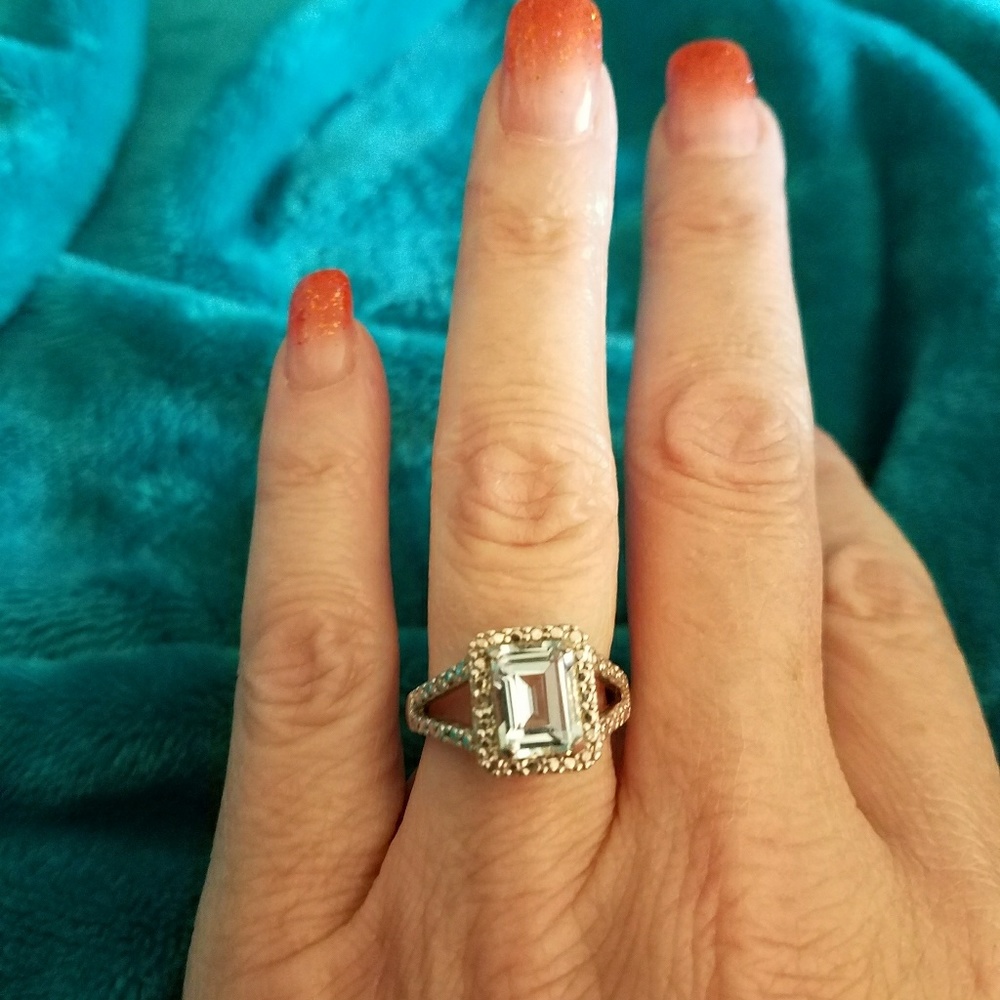 Baby blue ring