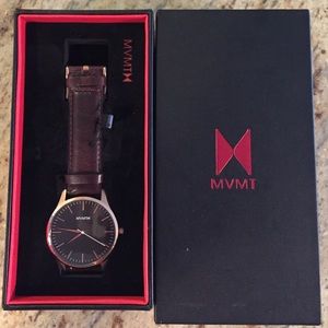 NWT MVMT Brown and Rose gold watch