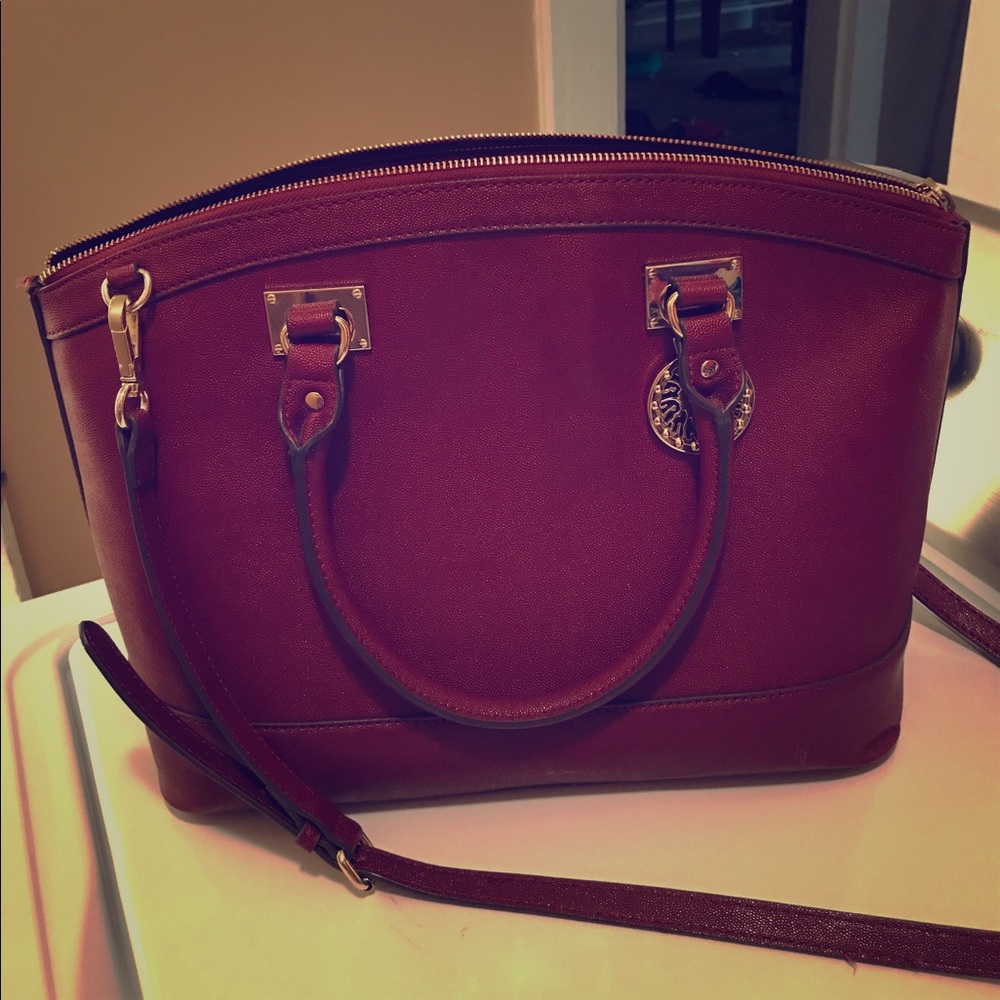 Anne Klein leather handbag