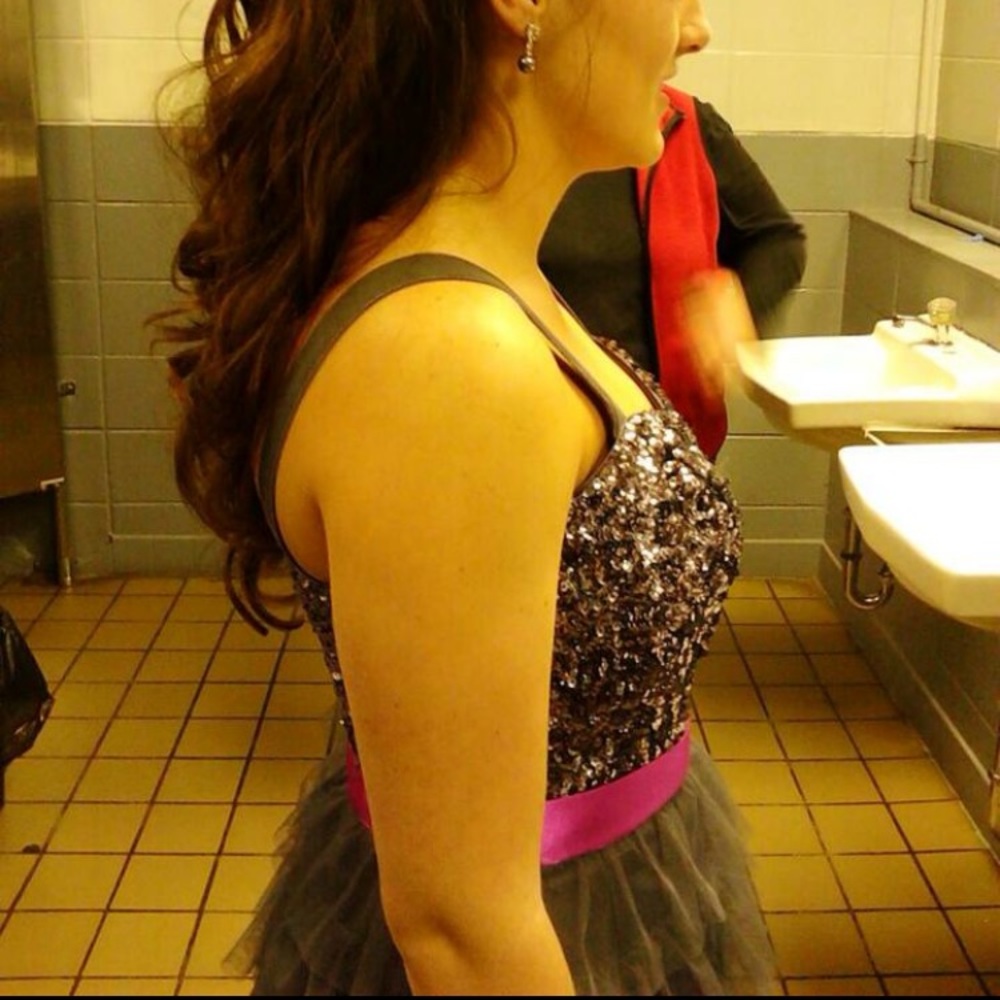 Gorgeous Gray Prom/Pageant Dress - Picture 2 of 4