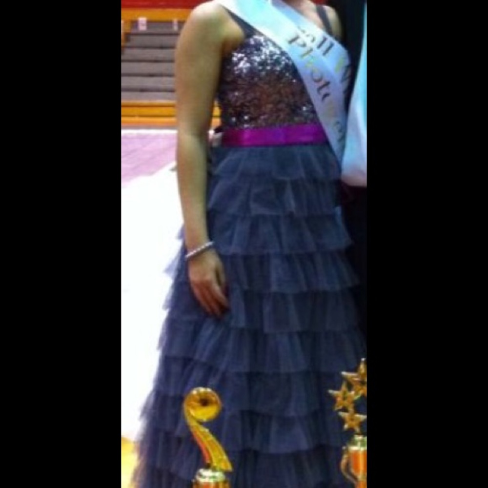 Gorgeous Gray Prom/Pageant Dress