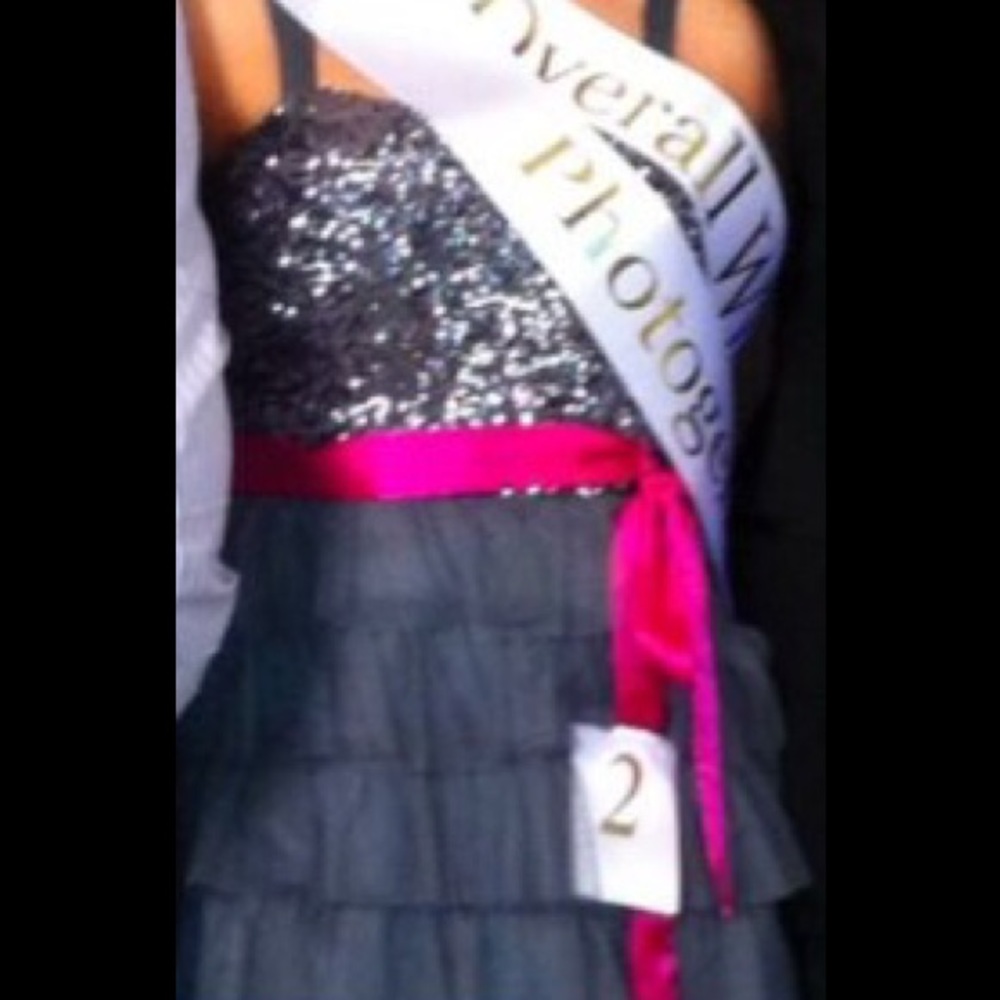 Gorgeous Gray Prom/Pageant Dress - Picture 3 of 4