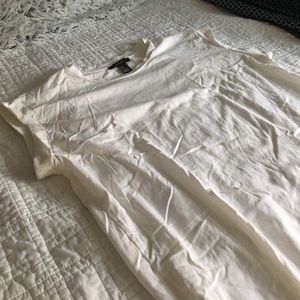 Oversized Plain White Tee