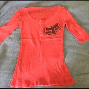 Fox 3/4 sleeve shirt