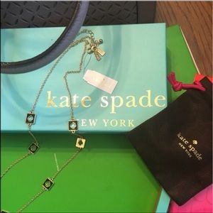 NWT Kate Spade Hole Punch Reversible Necklace