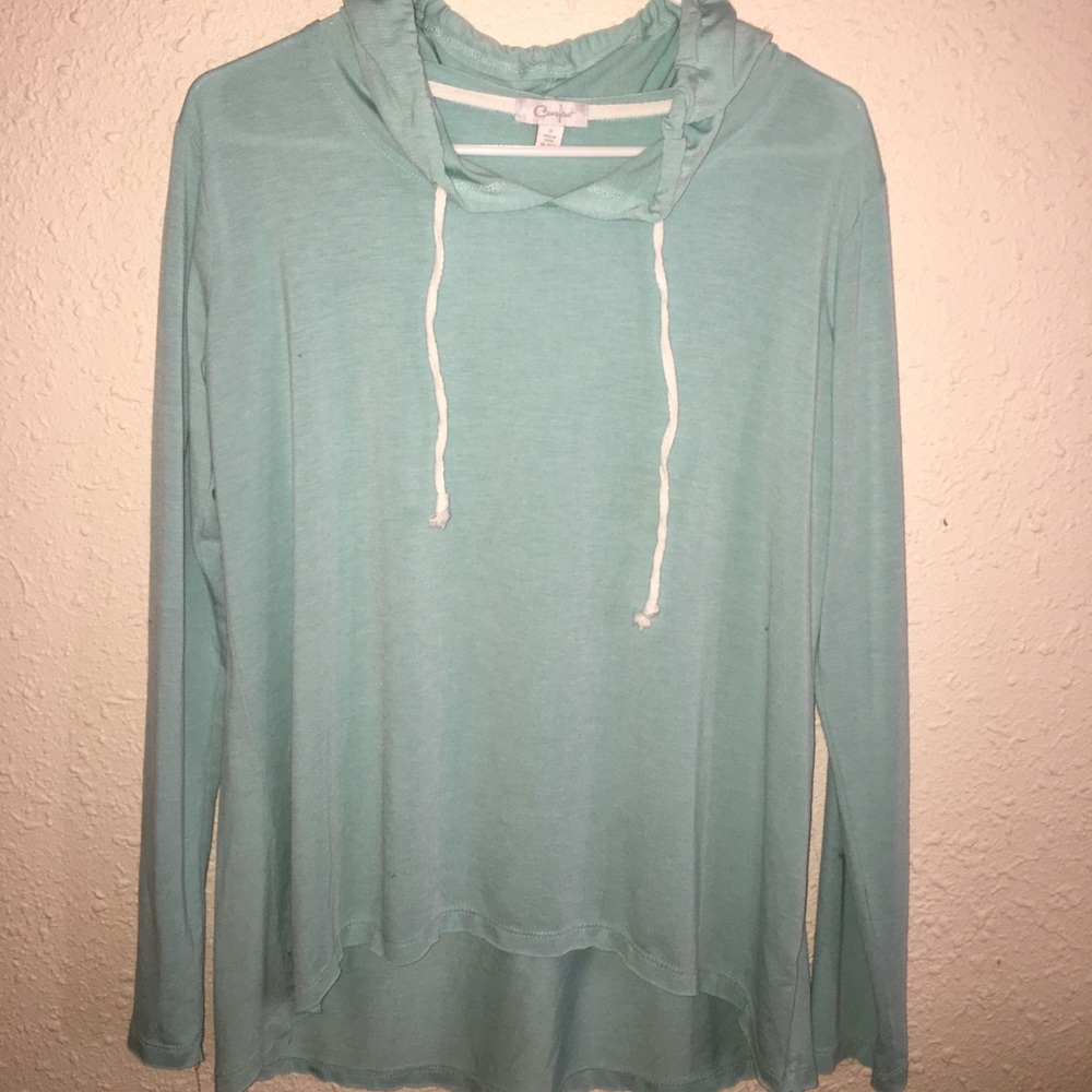 Curfew Blue Thin Hoodie