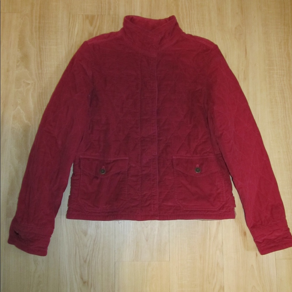 Eddie Bauer Red Corduroy Jacket