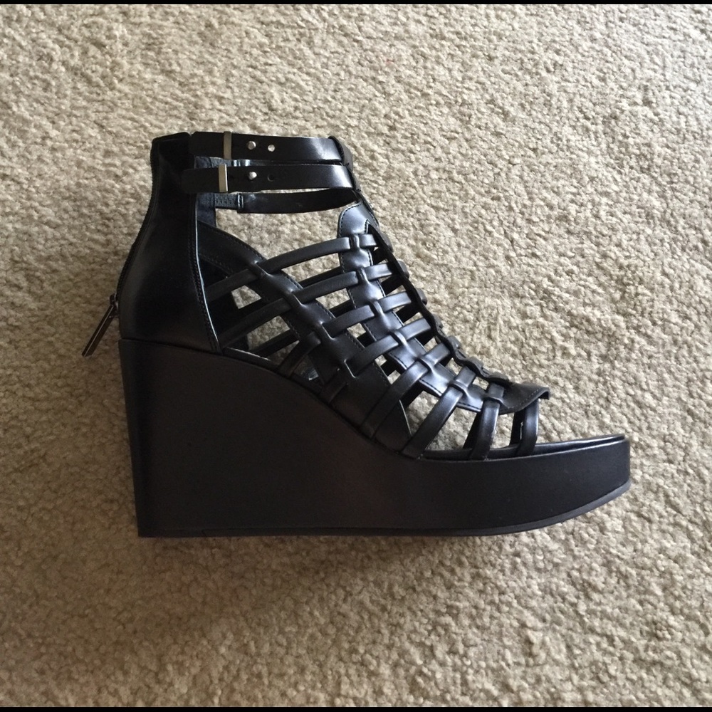 BCBGeneration Wedge Gladiator Sandals New!