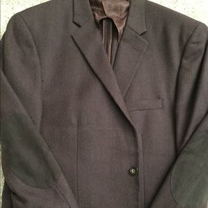 Tasso Elba Wool Blazer - Brown