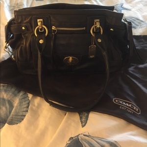 Coach Satchel, Chocolate Brown