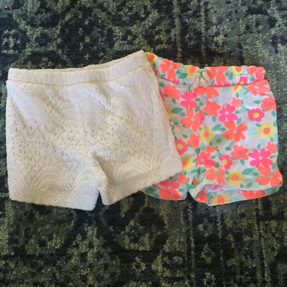EUC bundle of girls 12 month shorts