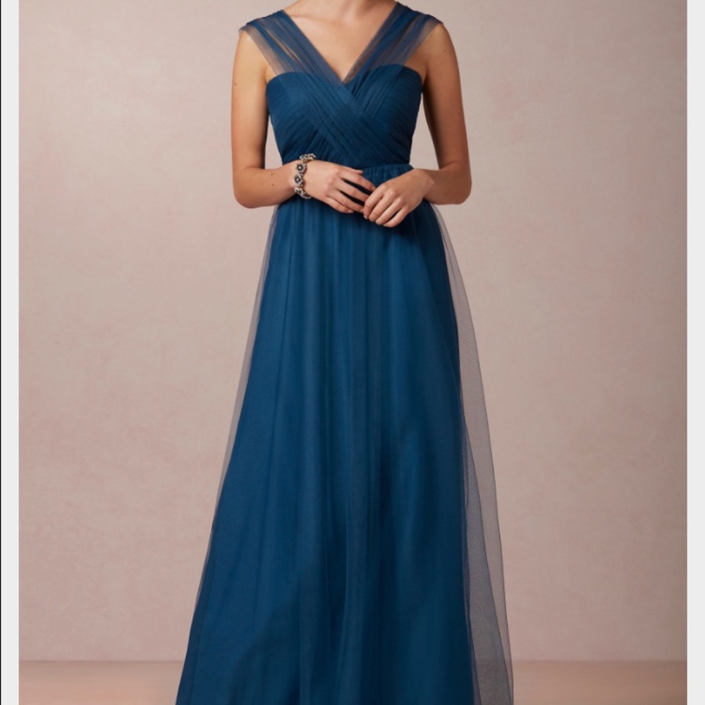 Jenny Yoo Annabelle Convertible Dress in Lapis