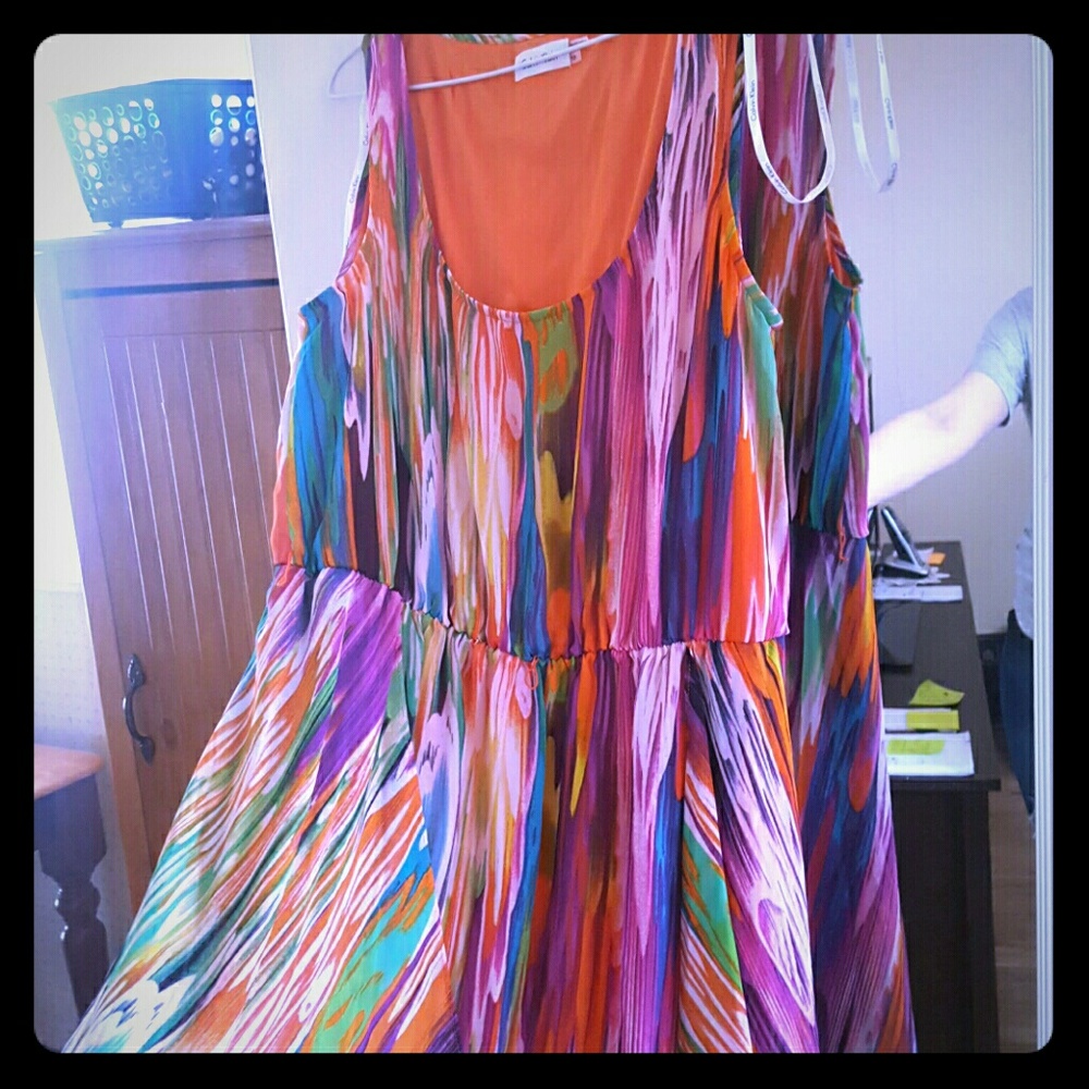 Calvin Klein beach dress