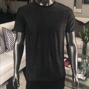 ELEVEN PARIS - "Gatrik" Crackled Crewneck T-Shirt