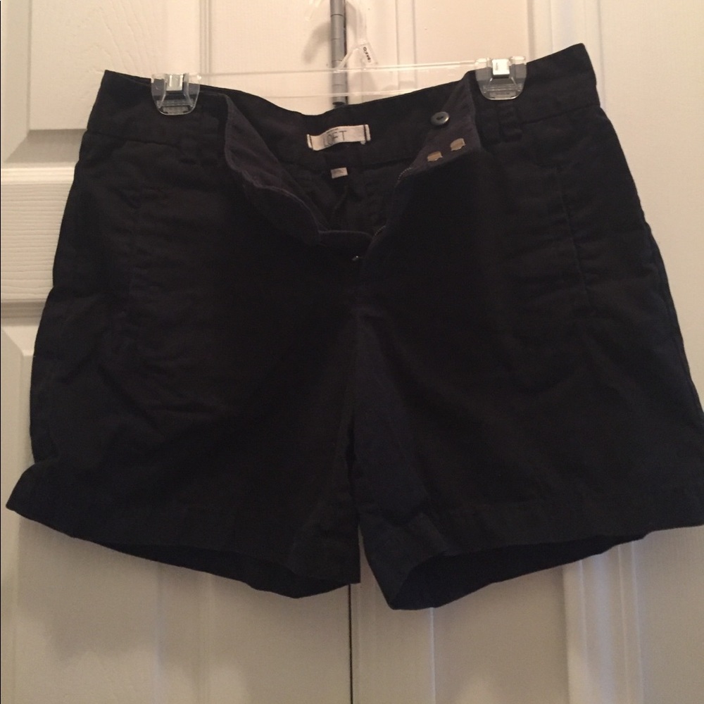 Black Ann Taylor Loft Shorts
