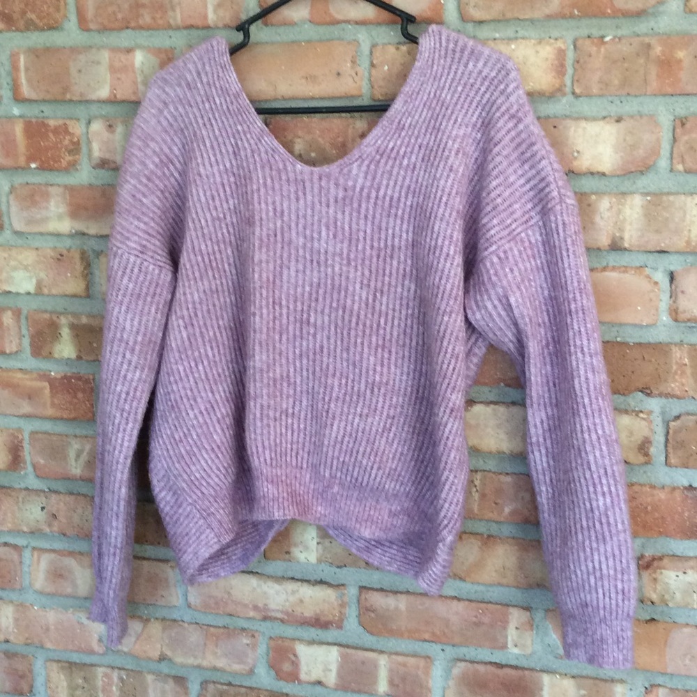 Anthropologie twist back sweater