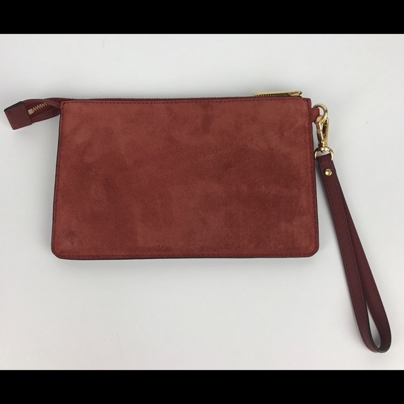 Michael Kors Brooklyn Grommet Zip Wristlet - Brick - Picture 4 of 5