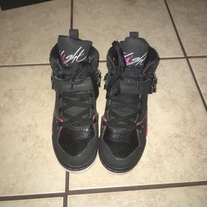 High top Jordan shoes