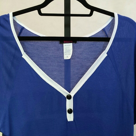 *NEW LISTING* Blush Short Sleeve Raglan Top NWOT - Picture 3 of 7