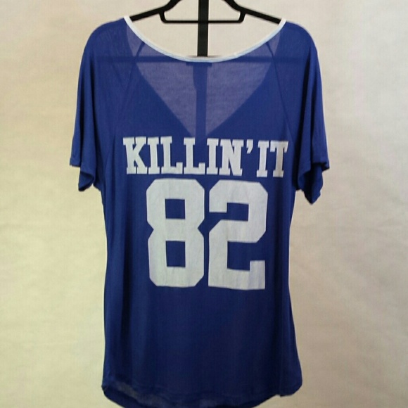 *NEW LISTING* Blush Short Sleeve Raglan Top NWOT - Picture 5 of 7