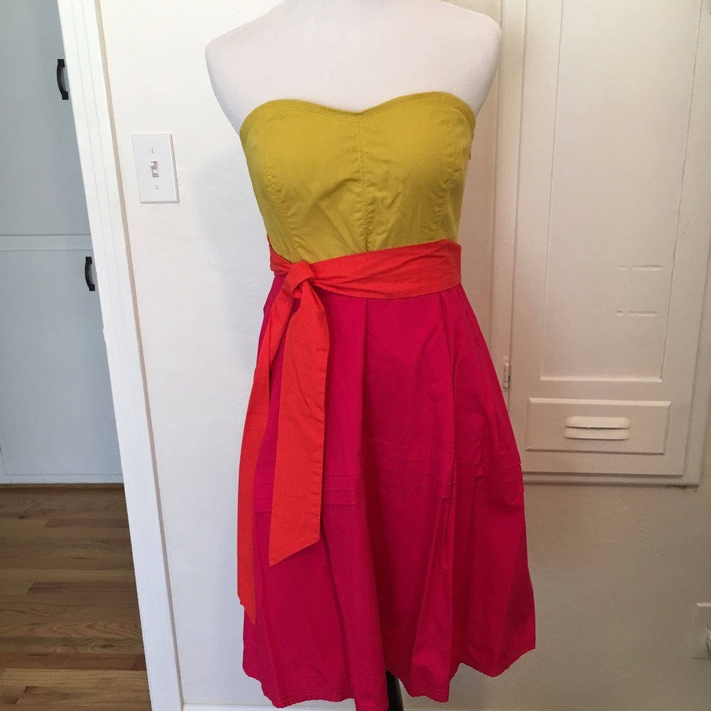 Maeve color block dress