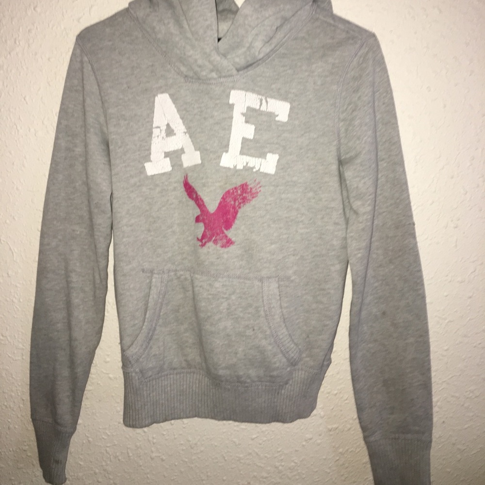 American Eagle Grey Hoodie