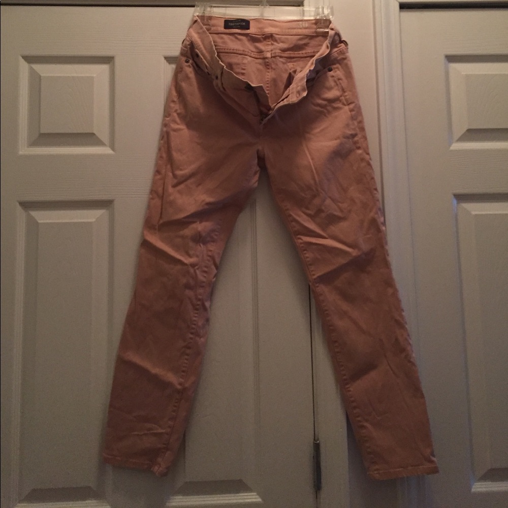 Pink Toothpick JCrew Chinos