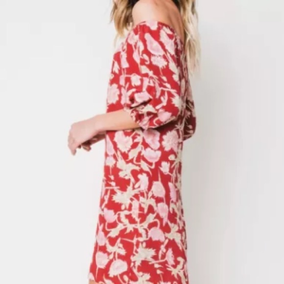 Flynn Skye Off Shoulder Mini Dress Hampton - Picture 3 of 8