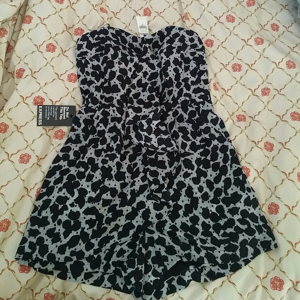 Strapless Romper