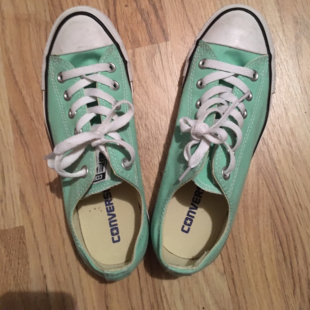 Converse women mint shoes