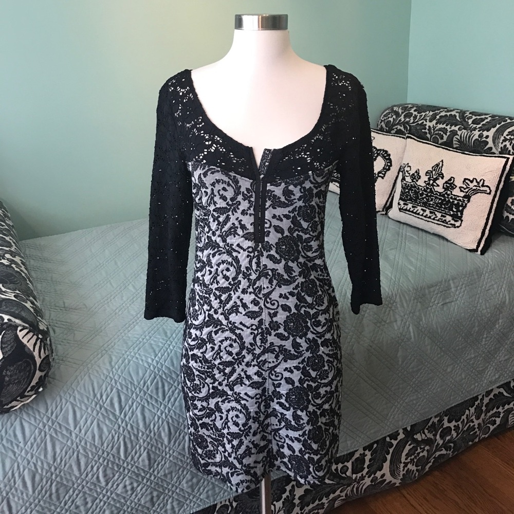 Free People Body Con Mini Dress Size M