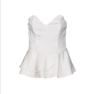 Strapless top