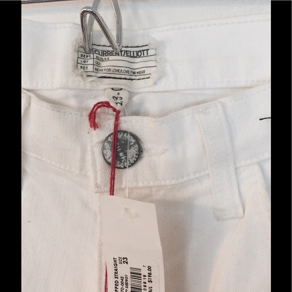 C/E The Cropped Straight Ankle Distressed Jeans - Picture 4 of 4