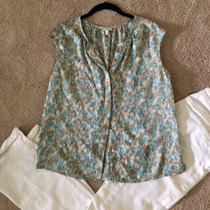 Floral top from Talbots!