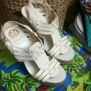 Tory Burch Platform Wedge Sandals