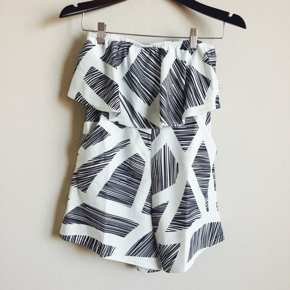 Zebra Print Romper - Picture 3 of 7