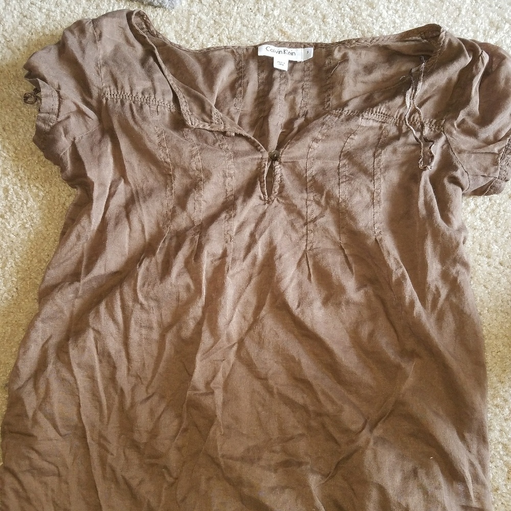 Calvin Klein linen shirt