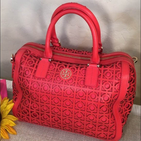 Tory Burch Handbags - 🌹Tory Burch Kelsey Poppy Middy Satchel🌹