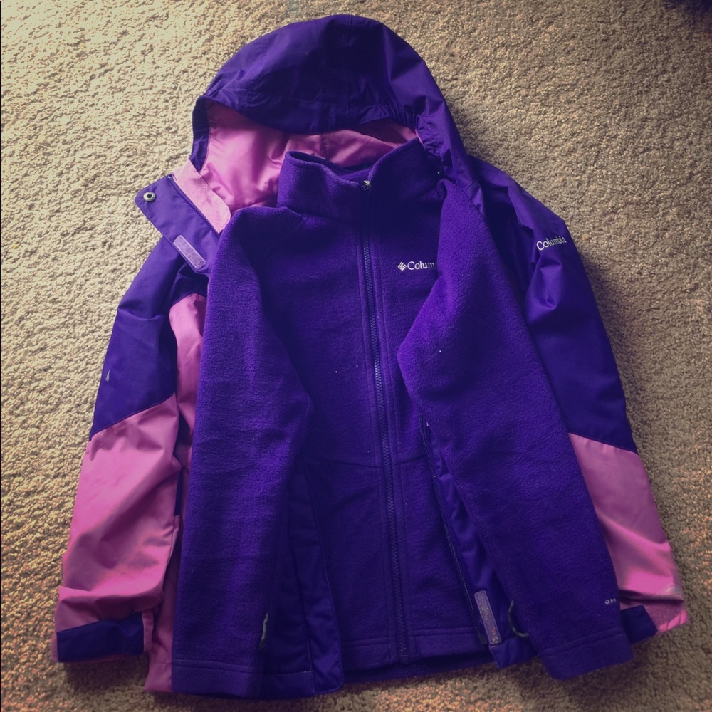 Columbia omni-heat jacket/coats