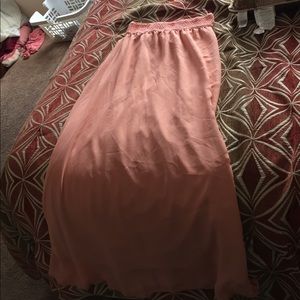 Pinkish skirt