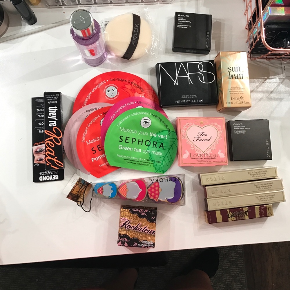 Bundle of sephora makeup, brand new, in box.