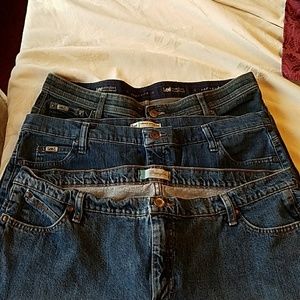 Lee & wrangler jeans bundle