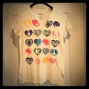 Lucky Brand T-shirt with Colorful Design